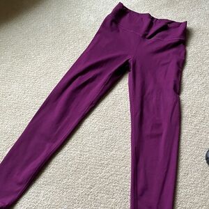 Women's Purple High-Waisted Pants
